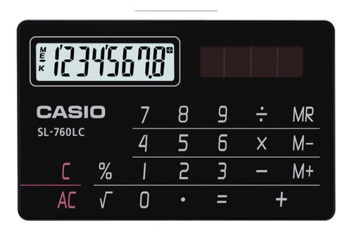 Calculadora Casio Sl-760lc Negra