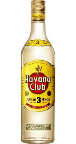 Ron Havana Club Blanco Añejo 3 Años Botella 750cc - Gobar®