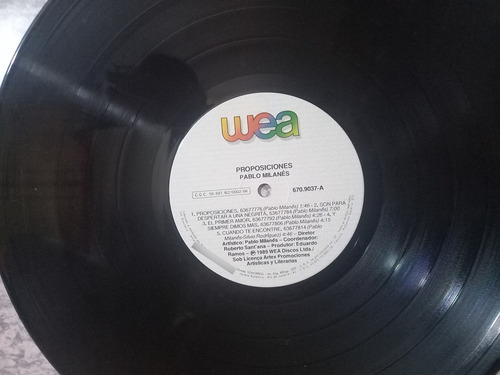 Lp Vinil - Pablo Milanés - Proposiciones (Usado)