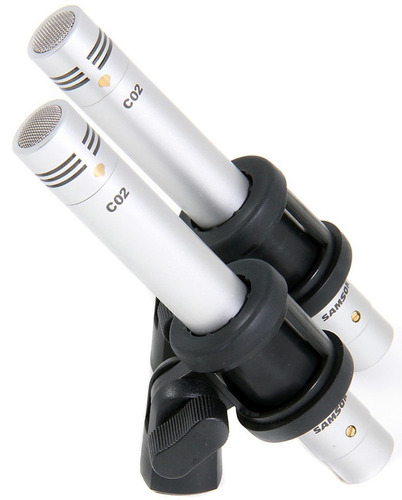 Microfono Samson C02 Condenser Cardioide (2 Unidades)