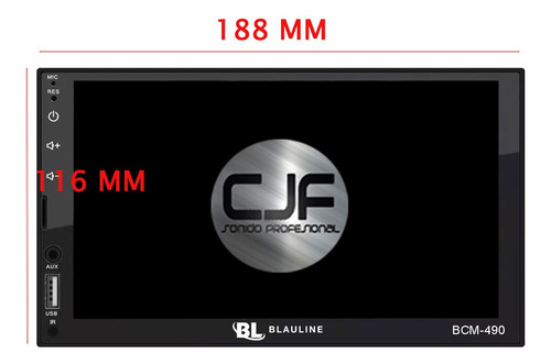 Imagen 4 de 6 de Estereo Pantalla Tactil Mirror Gps Kit Camara Retroceso Cjf