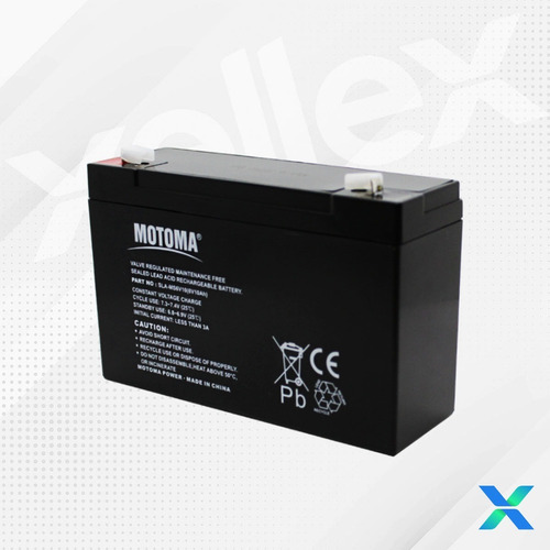 Imagen 5 de 8 de 1 X Bateria Recargable 6v 10ah Motoma Selladas San Martin