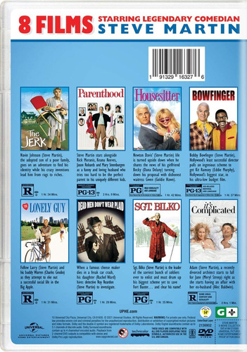 Colección 8 Películas De Steve Martin - Dvd Importado C*f (Usado)