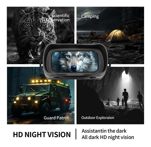 Prismáticos Digitales Infrarrojos Visión Nocturna Equipo Cam