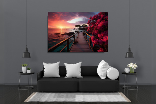 Cuadro Decorativo Canvas Tiempos Compartidos 30x45 Cm