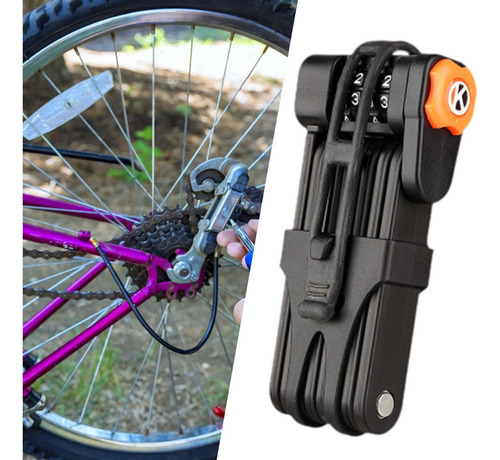 /para Plegable Para Bicicleta, Con Contraseña De 4 Dígitos,