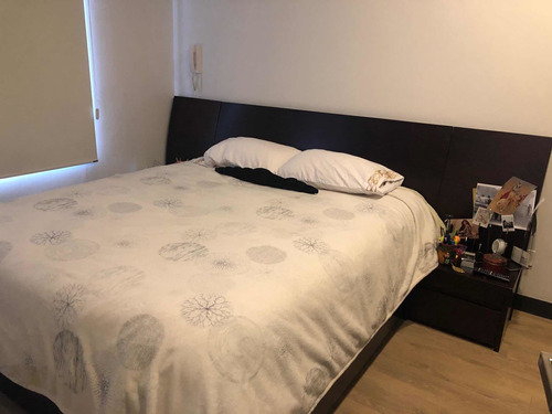 Cama Baúl Queen En Madera + 2 Mesas De Noche + Colchón