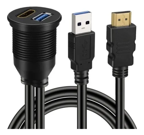 Conector hdmi usb hotsell