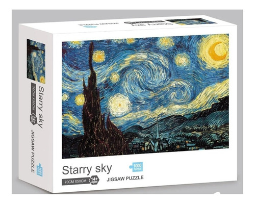 Rompecabezas Van Gogh Noche Estrellada 1000pz Arte