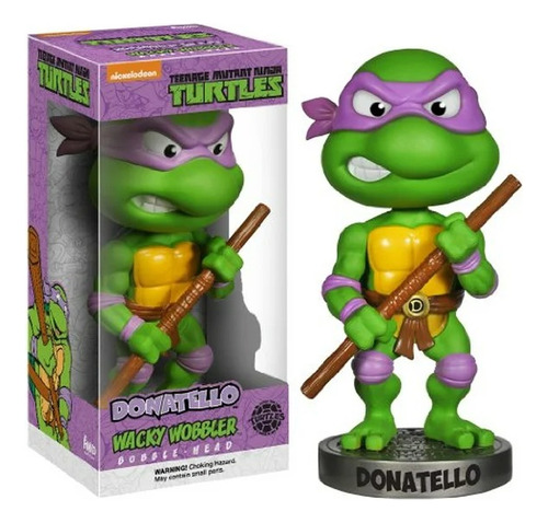Figura De Acción Tmnt Wacky Wobbler Donatello
