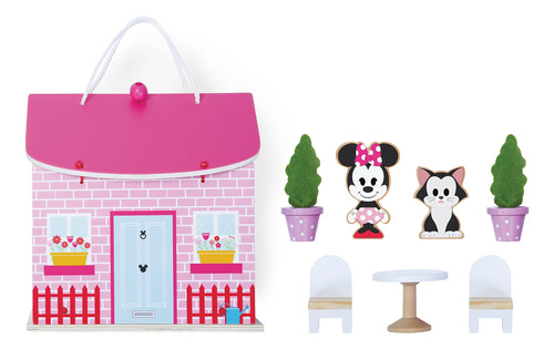 Disney Wooden Toys Minnie Mouse Carry Along House - Figuras.