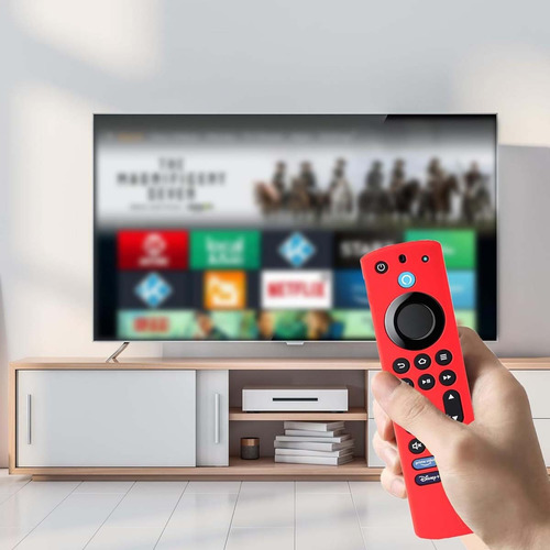 Funda Case Para Amazon Fire Tv Stick 2nd 2023 Control Remoto Rojo