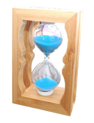 Reloj Arena 10 Minutos Madera Regalo Relojes De Arena Decora