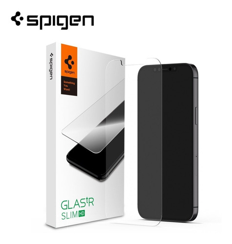 Imagem 1 de 1 de Pelicula iPhone 12 Pro Max Spigen Glastr Slim Hd Agl01467