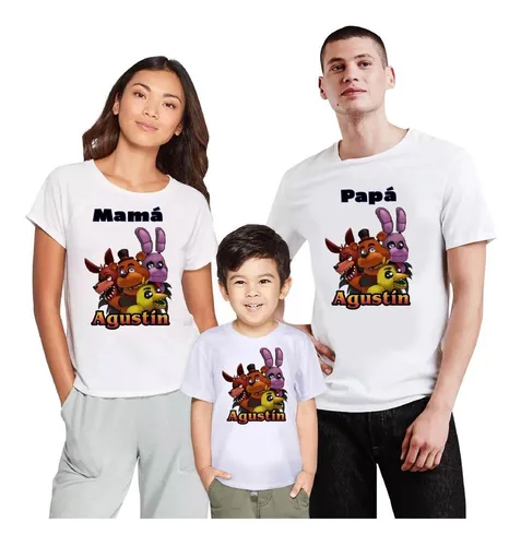 3 Poleras Niños Five Nights At Freddy Cuotas sin