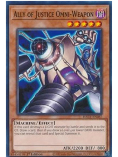 Yugioh! Ally Of Justice Omni-weapon