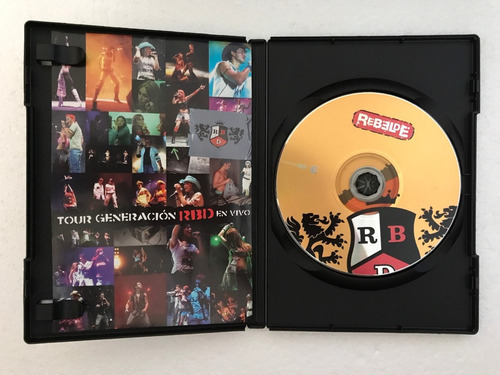 Dvd Tour Generacion Rbd En Vivo Rebelde Anahi Maite Perroni (Usado)