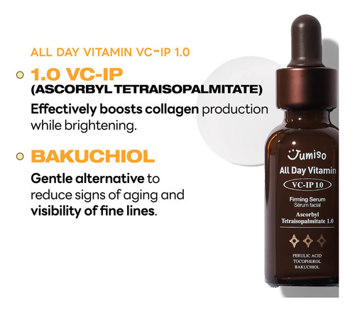 Jumiso All Day Vc-ip 1.0 Suero Reafirmante 30ml, 1.01 Fl Oz