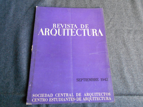 Revista Arquitectura 1942 Mar Del Plata V.lopez Publicidades