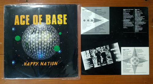 Ace Of Base Happy Nation 1992 Disco Lp Vinilo Brasil