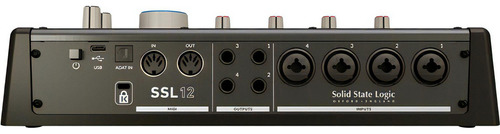 Interface Áudio Solid State Logic Ssl 12 4x8 Usb Adat Midi
