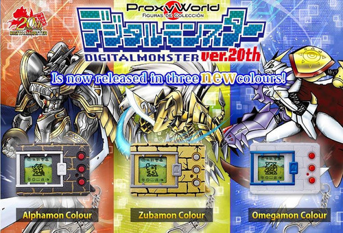 Digimon Digivice Digital Monster Ver 20th V- Pet V2 Omegamon