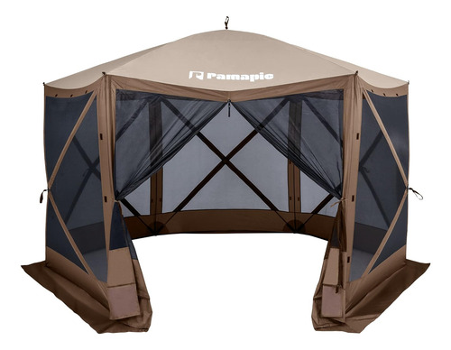 Pamapic 12 X 12 Pies Camping Portable Pop-up Gazebo, Carpa D