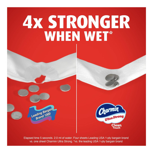 Charmin Ultra Strong Clean Touch Paper, 18 Mega Of