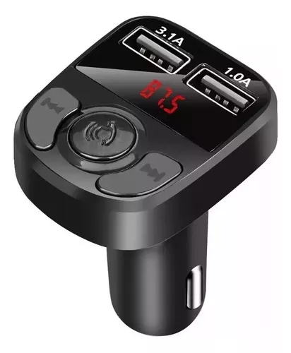 Klack Transmisor FM Bluetooth USB/Manos Libres/Reproductor MP3 para Coche