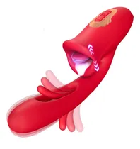 Comprar Estimulador Vibrador Con 10 Modos De Lamida Y 10 Modos De Su