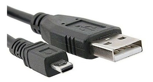 Cabo Usb 8p P/ Nikon 8p D3200 D5300 D7100 P7100 D5100 D5200