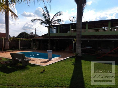 Imagem 5 de 11 de Chácara Com 4 Dormitórios À Venda, 1000 M² Por R$ 700.000 - Condomínio Bosque Dos Eucaliptos - Araçoiaba Da Serra/sp - Ch0018