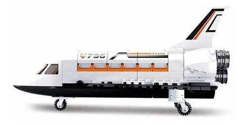 Blocos Montar Astronautas Ônibus Espacial Foguete 231 Pçs