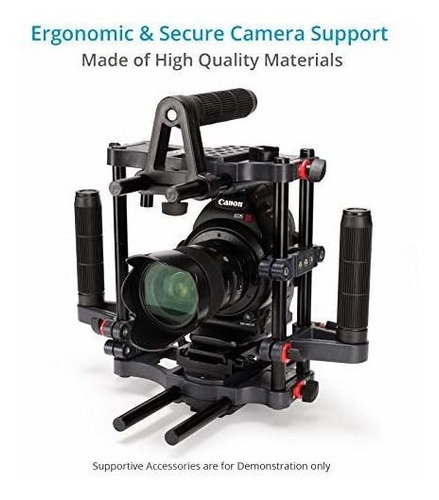 Imagen 2 de 7 de Filmcity Power Dslr Video Camera Cage Mount Rig (fc-cth) Ca