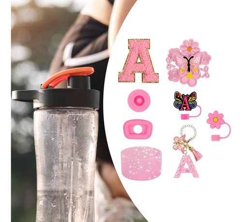 Pegatinas De La Taza De 15 Piezas Accesorios De Del Rosa