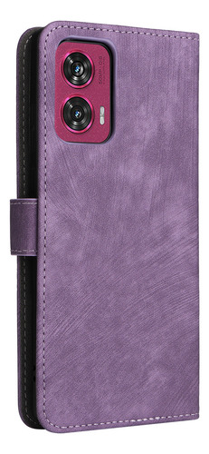 Funda Para Teléfono Motorola Edge 50, Cartera, Piel, Tarjetero, Soporte Para Muñeca, Funda De Teléfono