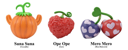 Figura Muñeco Gashapone One Piece Fruta Del Diablo X12u