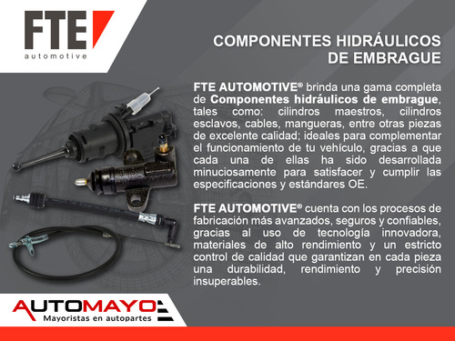 Un Cilindro Mtro Clutch Fte K3500 8 Cil 7.4l Gmc 88-92