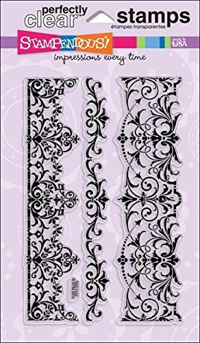 Stampendous Perfectamente Clear Stamp Set Elegant Borders Im