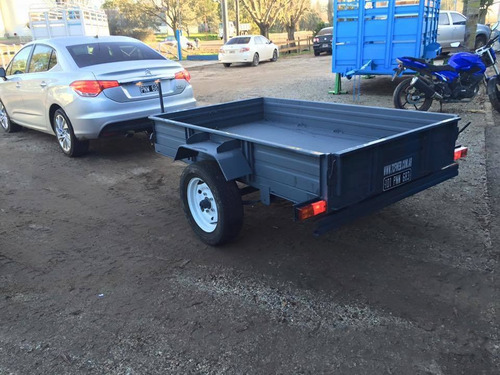 Trailer Batan Cuatri Mini Tractor Moto Cargas Generales