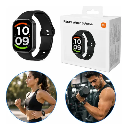 Relógio Smartwatch Redmi Watch 6 Active Global Gps Bluetooth Preto
