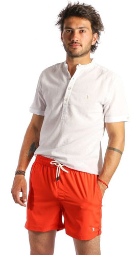 Short De Baño Hombre Rojo -  Tienda Ecuestre