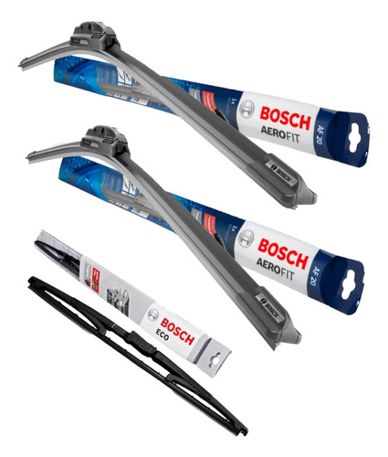 X3 Escobillas Limpiaparabrisas Bosch Aerofit T-cross 