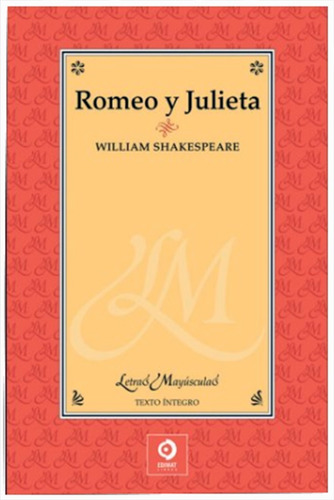 Romeo Y Julieta William Shakespeare Tapa Dura