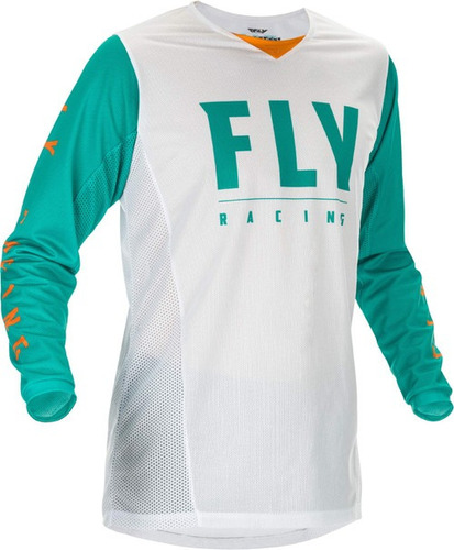 Camisa Fly Racing Blanco/nar T-md    