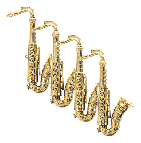 Llaveros, Colgantes, Forma De Saxofón Grande, Llavero, 4 Uni