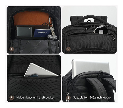 Mochila Antirrobo Samsonite | Mochila Impermeable Para Portá