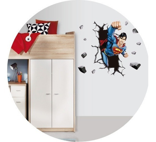 Vinilos Decorativos Superheroe Spiderman Superman Hulk Cap
