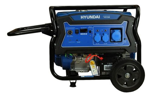 Generador Hyundai Gasolina 7,5/8,3 Kw Partida Eléctrica 220v