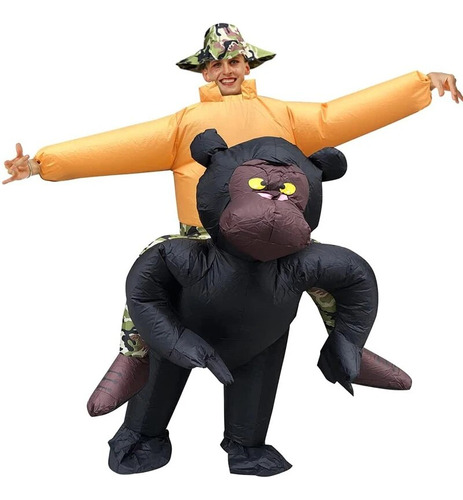 Disfraz Inflable Para Cosplay, Disfraz De Chimpancé Para Hal